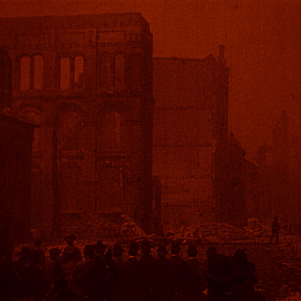 Still from SAN FRANCISCO AFTER THE EARHQUAKE's digital restoration.